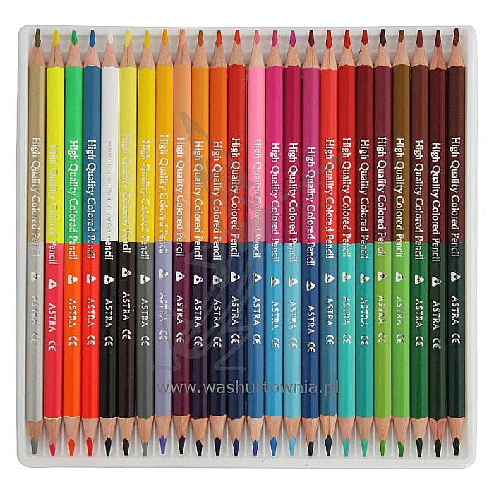 AS CREIOANE COLORATE 24/SET TRIUNGHIULARE 2 CAPETE + ASCUTITOARE ASTRA 312116004 [2]