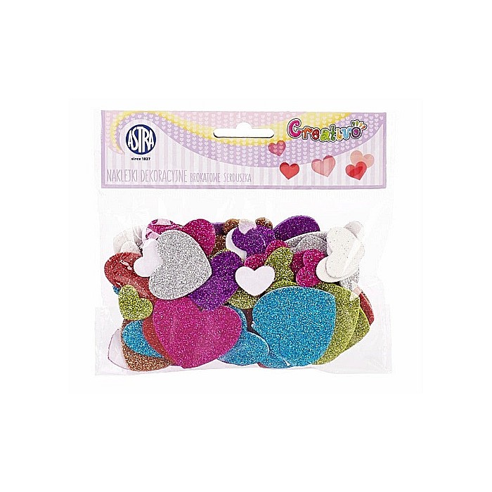 AS INIMI ADEZIVE SPUMA MIX GLITTER 70/SET ASTRA CREATIVO 335117009 [1]