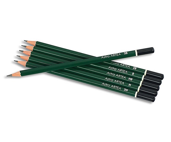 AS SET 6 CREIOANE GRAFIT 3B-2H ARTEA ASTRA CUTIE METAL 206118001 [4]