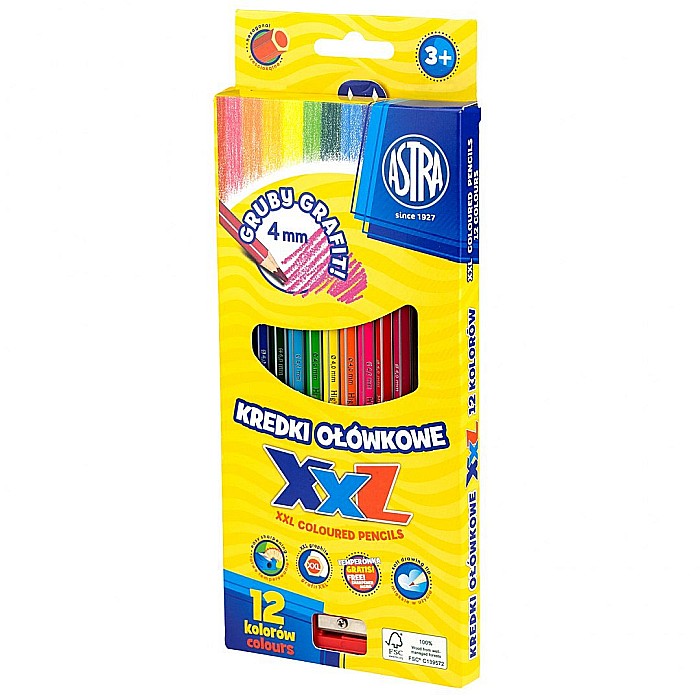 AS CREIOANE COLORATE 12/SET HEXAGONALE + ASCUTITOARE ASTRA 312120002 [1]