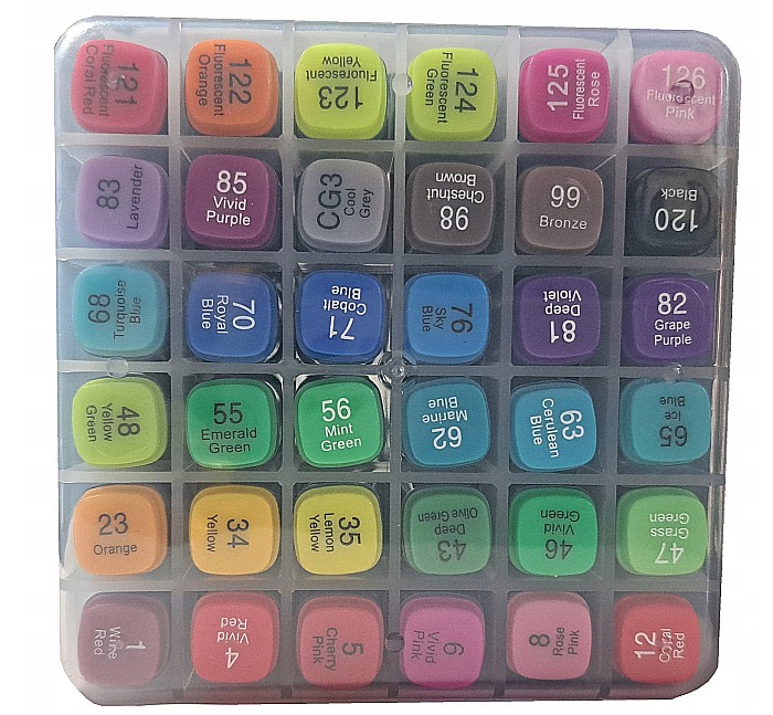 AS MARKERE 2 CAPETE VF. TESIT si VF.FIN 36 CULORI/SET NEON 207023904 [2]