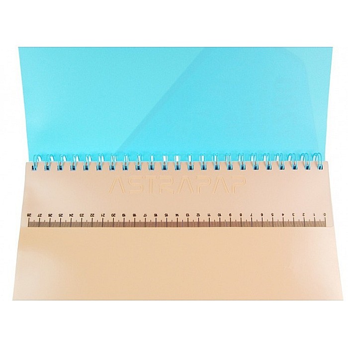 AS CAIET A4 PP SPIRA 200F CU ELASTIC, RIGLA SI 5 SEPARATOARE, PASTEL PATRATELE 107023003 [11]