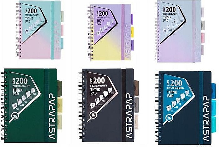 AS CAIET A4 PP SPIRA 200F CU ELASTIC, RIGLA SI 3 SEPARATOARE, OMBRE LINE PATRATELE 104023007 [2]