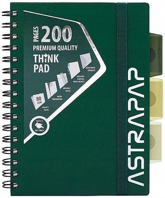 AS CAIET A4 PP SPIRA 200F CU ELASTIC, RIGLA SI 3 SEPARATOARE, OMBRE LINE PATRATELE 104023007 [4]