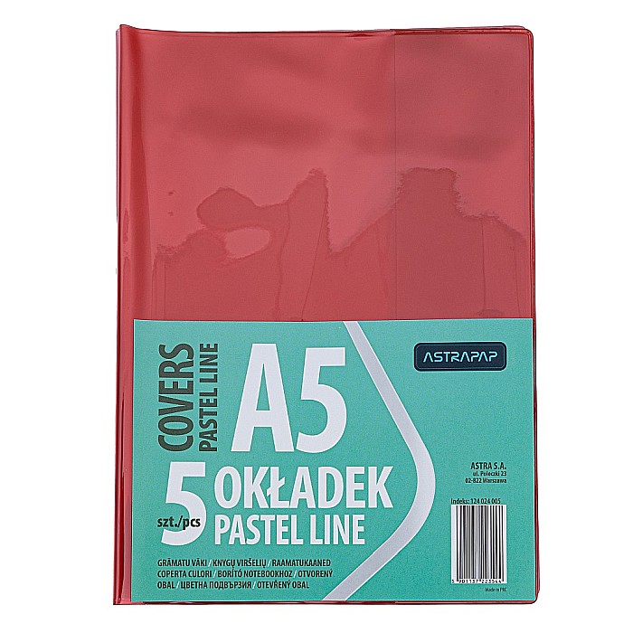 AS COPERTA PLASTIC A5 DIVERSE CULORI  5/SET 124024005 [3]