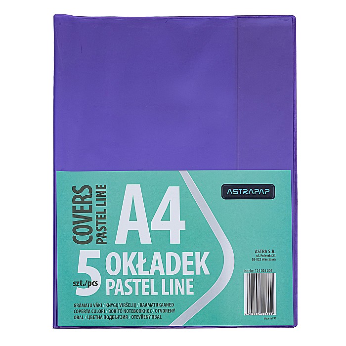 AS COPERTA PLASTIC A4 DIVERSE CULORI 5/SET 124024006 [6]