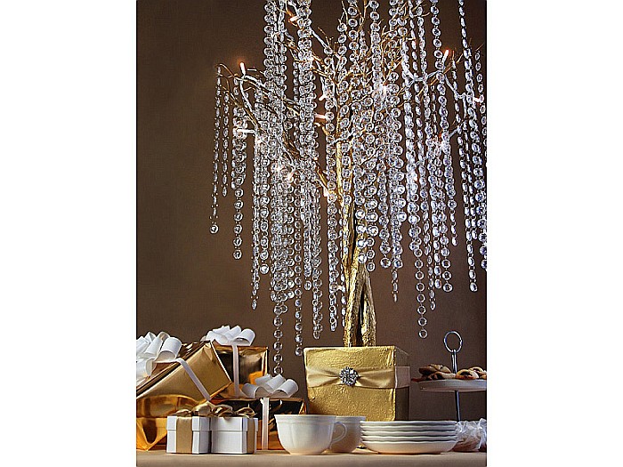 PD GHIRLANDA DIN CRISTALE, transparent, 1 metru, CC01 [6]