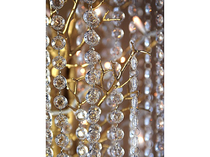 PD GHIRLANDA DIN CRISTALE, transparent, 1 metru, CC01 [7]