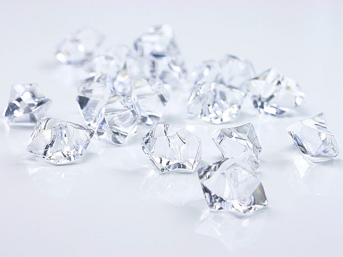 PD DECORATIUNI, Crystal ice, colourless, 25 x 21mm 50/set AC25-099 [2]