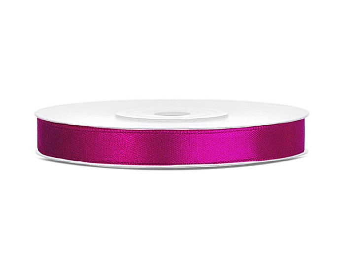 PD BANDA SATIN, Satin Ribbon, fuchsia, 6mm/25m TS6-080 [1]