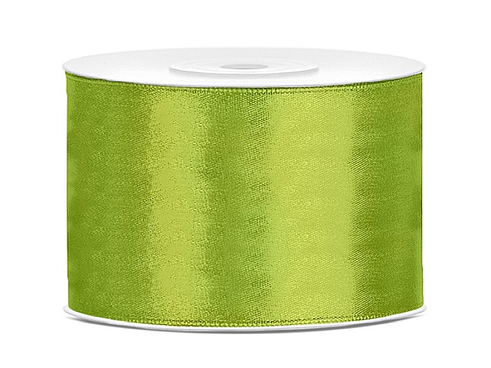 PD BANDA SATIN, Satin Ribbon, green apple, 50mm/25m TS50-102J [1]