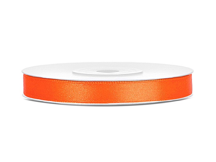 PD BANDA SATIN, Satin Ribbon, orange, 6mm/25m TS6-005 [1]