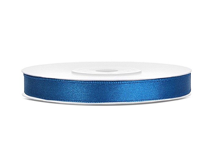 PD BANDA SATIN, Satin Ribbon, blue, 6mm/25m TS6-001 [1]