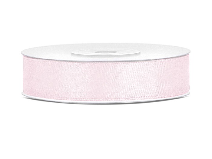 PD BANDA SATIN, Satin Ribbon, light powder pink, 12mm/25m TS12-081PJ [1]