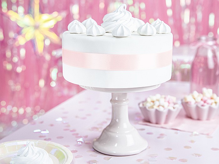 PD BANDA SATIN, Satin Ribbon, light powder pink, 25mm/25m TS25-081PJ [3]