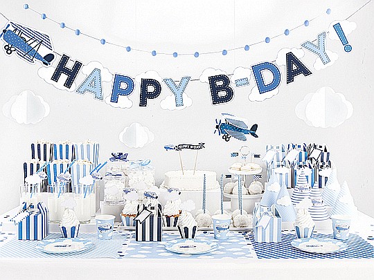 PD POMPOM HARTIE MATASE, Tissue paper Pompom, sky-blue, 25cm PP25-011 [3]