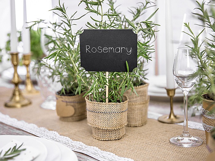 PD DECORATIUNI PARTY, Cards on a stick, black, 11 x 8cm 4/SET KNP17 [2]