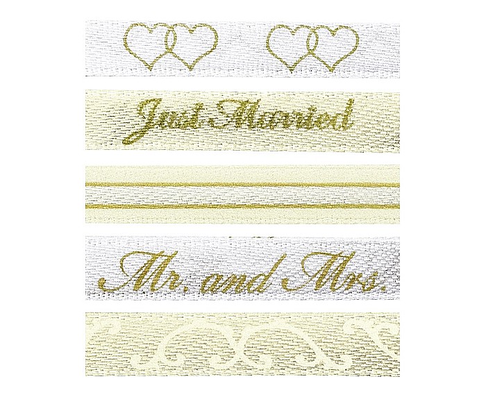 GOD BANDA DECORATIVA Wedding ribbons, 180cm, 5/set W0379-5 [2]
