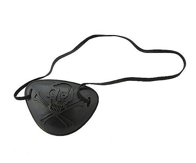 GOD PLASTURE DE PIRAT, PENTRU OCHI, NEGRU F905 [1]