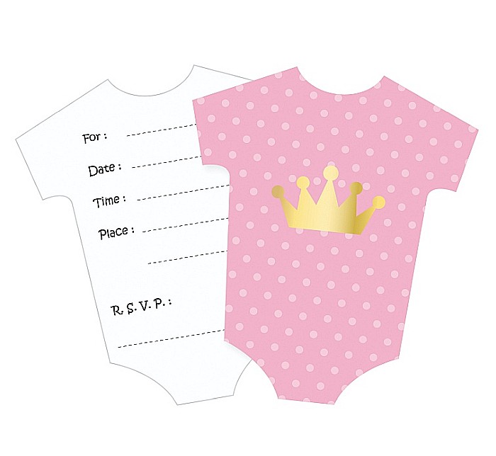 GOD INVITATIE BOTEZ CU PLIC LITTLE ROZ 6/SET ROZ PF-ZKLG [2]