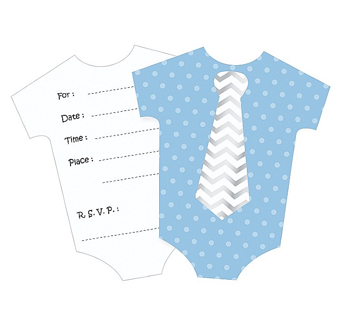 GOD INVITATIE BOTEZ CU PLIC LITTLE BOY 6/SET ALBASTRU PF-ZKLB [2]