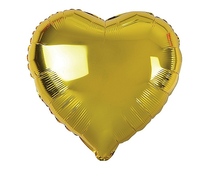 GOD BALON FOLIE ALUMINIU Heart, gold, 46cm FG-S36ZL [1]