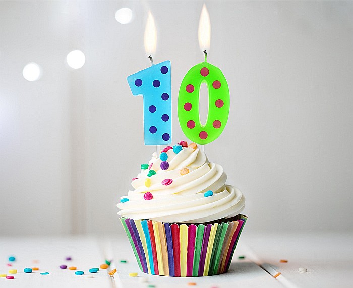 GOD LUMANARI TORT Number 1, pick candle dots, 6cm SWCG1-MM [1]