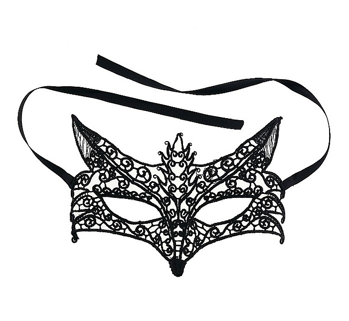 GOD MASCA Lace mask, Wolf, 12 x 23cm MAAWI-CH [2]
