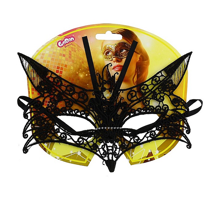 GOD MASCA Lace mask, Wolf, 12 x 23cm MAAWI-CH [4]