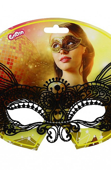 GOD MASCA Cat lace mask black 11.5 x 19.5cm MAAKO-CH [1]