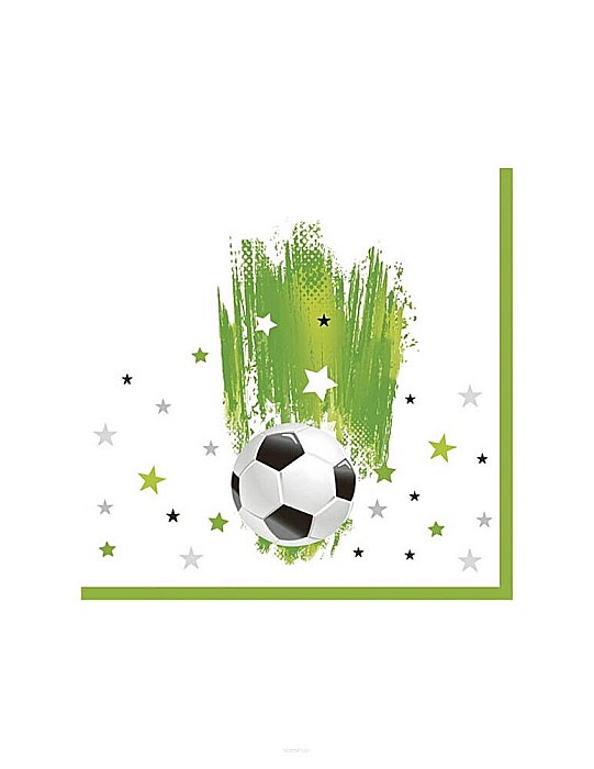 GOD SERVETELE 33*33CM 20/SET FOOTBALL WITH A STAR SD_OG_037201 [1]