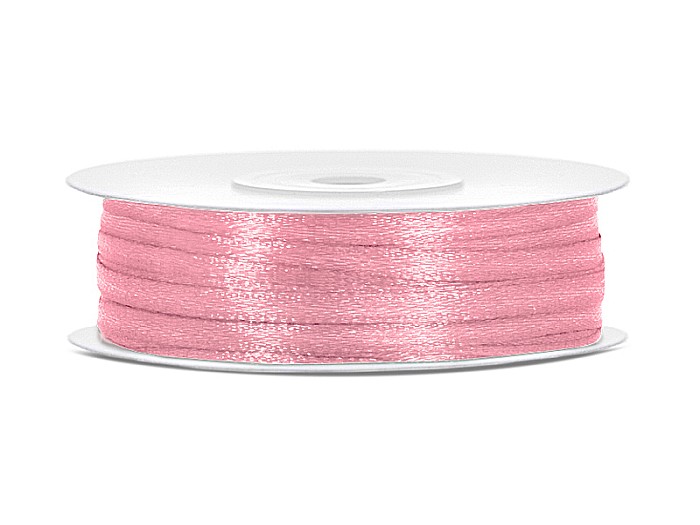 PD BANDA SATIN, Satin Ribbon, light pink, 3mm/50m TS3-081J [1]