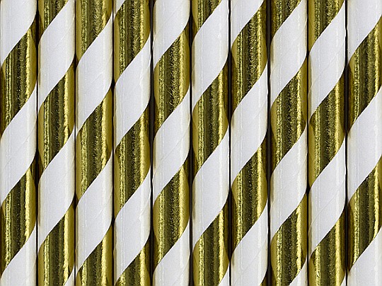 PD PAIE DIN HARTIE PENTRU BAUTURI gold, 19.5cm 10/set SPP1M-019 [1]