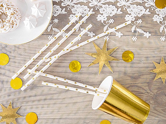 PD PAIE DIN HARTIE PENTRU BAUTURI gold, 19.5cm 10/set SPP5M-019 [5]