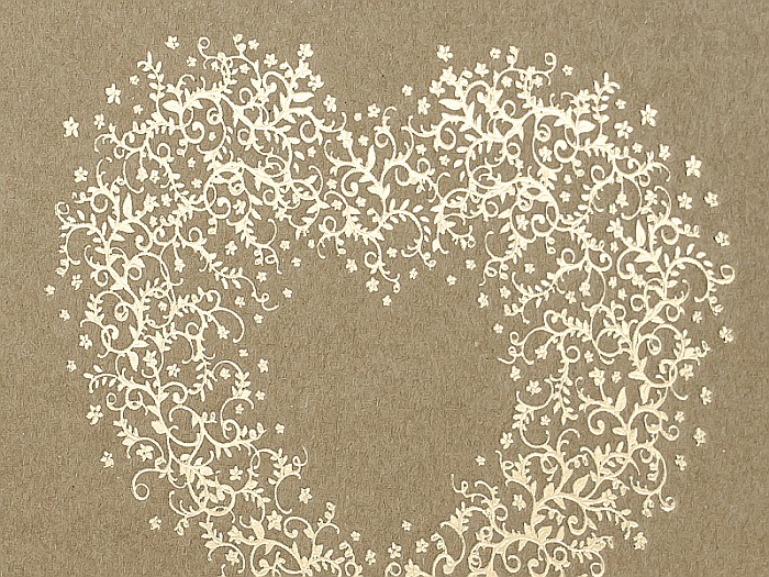 PD CARTE DE OASPETI 20.5*20.5CM 22F COPERTA KRAFT CU ORNAMENT AURIU KWAP48 [2]