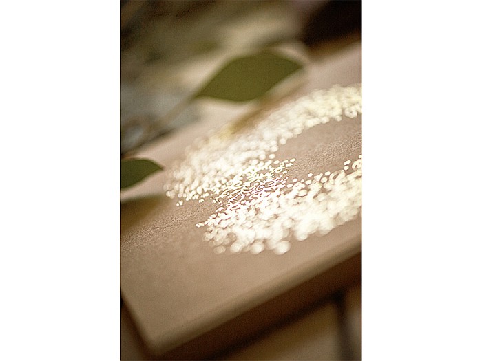 PD CARTE DE OASPETI 20.5*20.5CM 22F COPERTA KRAFT CU ORNAMENT AURIU KWAP48 [6]