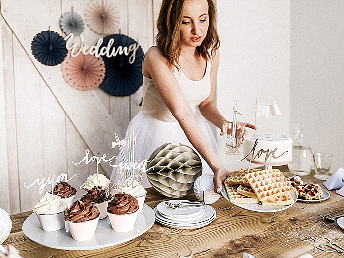 PD DECORATIUNI PENTRU TORT Love, silver, 17cm KPT1-018 [6]