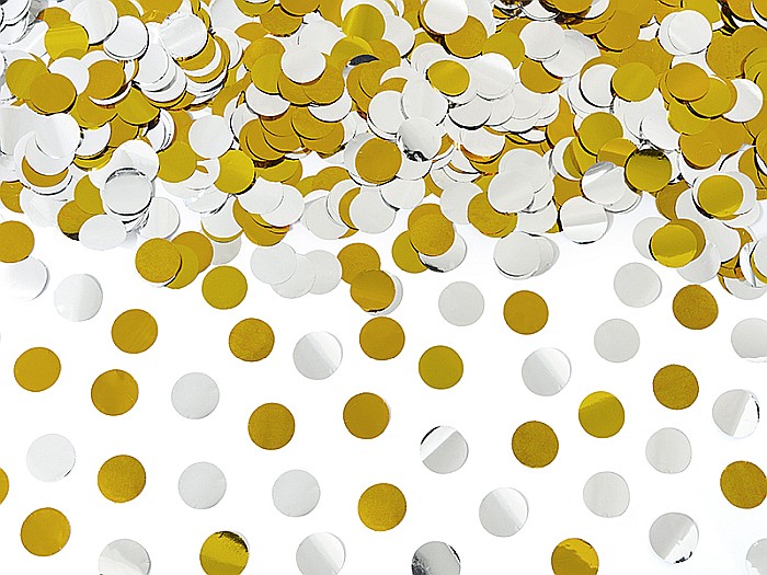 PD CONFETTI, Confetti cannon with circles, 60cm TUKK60-018-19 [3]