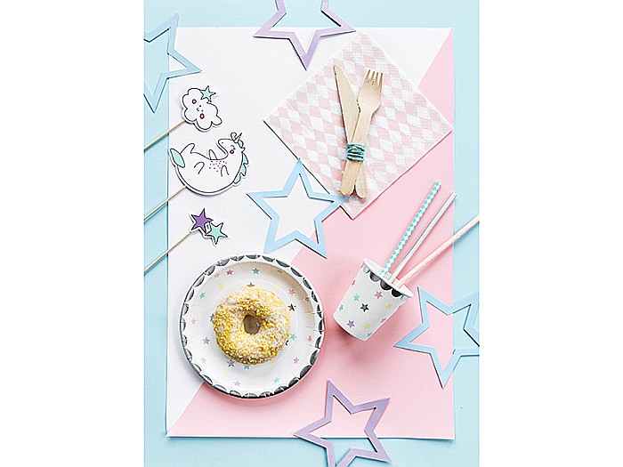 PD FARFURII CARTON Unicorn - Stars, 18 cm 6/SET TPP14 [6]