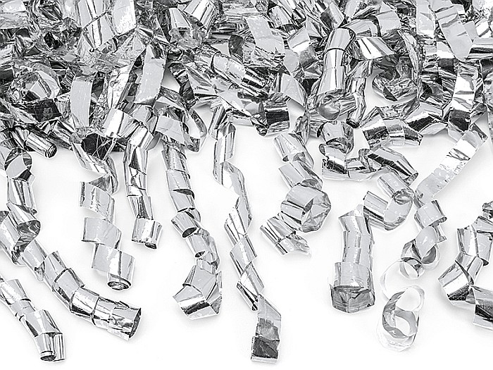 PD CONFETTI, Confetti cannon, with streamers, silver, 60cm TUKSE60-018M [3]