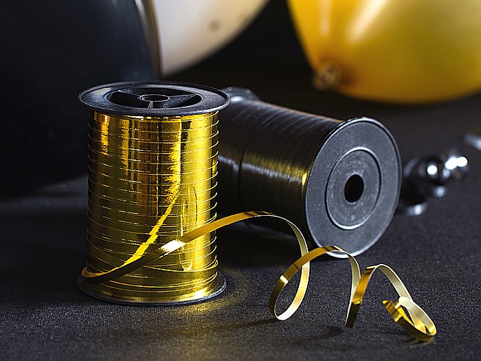 PD RAFIE ribbon, gold, 5mm/225m PRM5-019 [2]