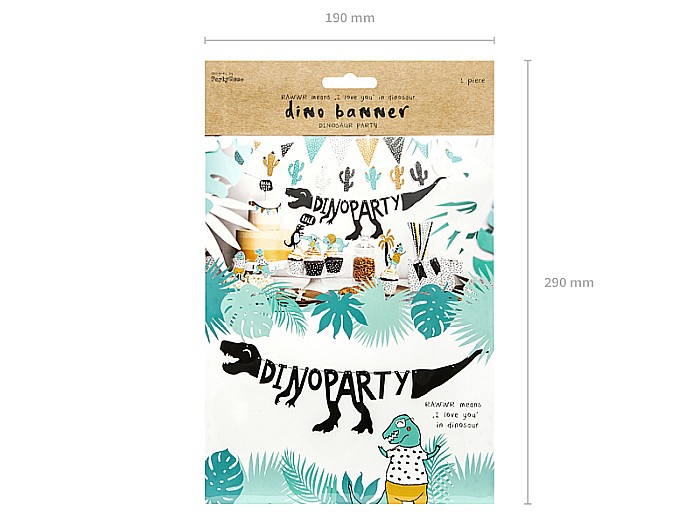 PD BANNER Dinosaurs - Dino Party, 20x90 cm GRL40 [5]