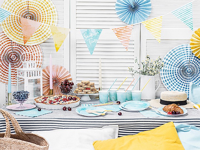 PD PAIE DIN HARTIE PENTRU BAUTURI Summer time, 19.5cm 10/set SPP10 [4]