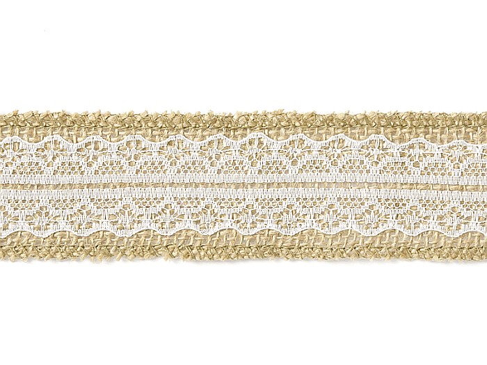 PD BANDA IUTA CU DANTELA 4*500cm TJ4-4 [2]