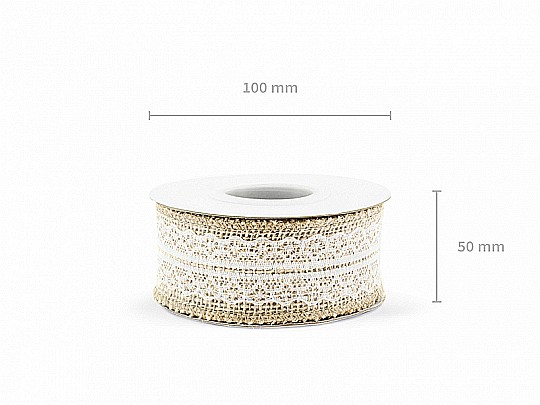 PD BANDA IUTA CU DANTELA 4*500cm TJ4-4 [7]