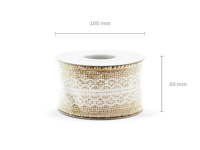 PD BANDA IUTA CU DANTELA 5*500cm TJ4-5 [5]