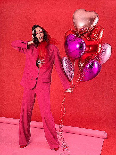 PD BALON FOLIE ALUMINIU Heart, 45cm, dark pink FB9M-006 [5]