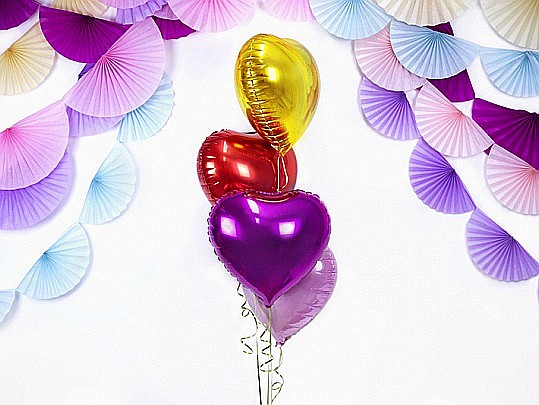 PD BALON FOLIE ALUMINIU Heart, 45cm, gold FB9M-019 [2]