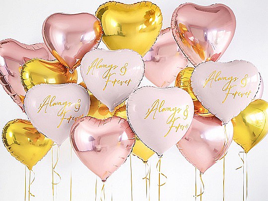 PD BALON FOLIE ALUMINIU Heart, 45cm, gold FB9M-019 [4]