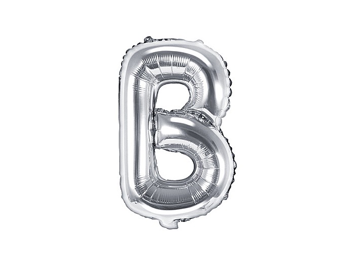PD BALON FOLIE ALUMINIU Letter "B", 35cm, silver FB2M-B-018 [1]